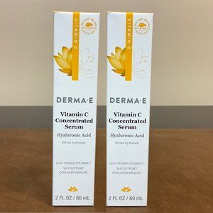 2x Derma E Vitamin C Concentrated Serum 2oz New